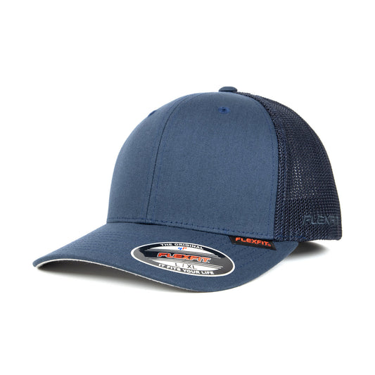 Flexfit 6511 mesh trucker cap ready for custom embroidery